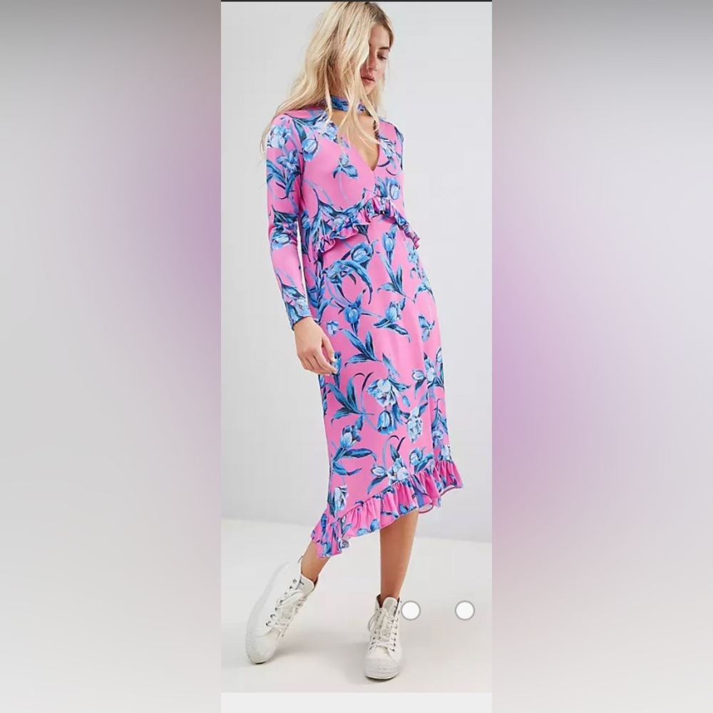 ASOS Vintage Floral Midi Dress